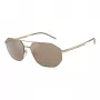 Okulary przeciwsłoneczne EMPORIO ARMANI EA2147-30025A Matowa Czerń Szary Prostokątne Męskie
