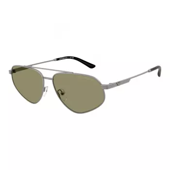 Okulary przeciwsłoneczne EMPORIO ARMANI EA2156-30032A dla mężczyzn - matowa czarna oprawka, soczewki gradientowe szare, 59 mm
