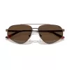 EMPORIO ARMANI EA2156-300673 Okulary przeciwsłoneczne męskie, matowa czerń, ciemnoszare soczewki, 59 mm