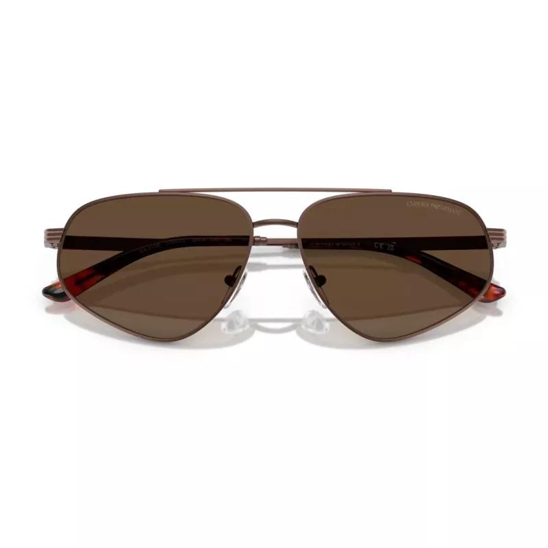 EMPORIO ARMANI EA2156-300673 Okulary przeciwsłoneczne męskie, matowa czerń, ciemnoszare soczewki, 59 mm