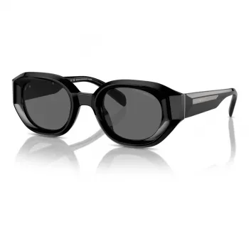 EMPORIO ARMANI EA4230U501787 Okulary przeciwsłoneczne męskie Kwadratowa czarna oprawka szare szkło 48/25/145 mm