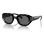 EMPORIO ARMANI EA4230U501787 Okulary przeciwsłoneczne męskie Kwadratowa czarna oprawka szare szkło 48/25/145 mm