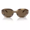 EMPORIO ARMANI EA4230U614973 Okulary przeciwsłoneczne prostokątne Matte Black Dark Grey 48mm