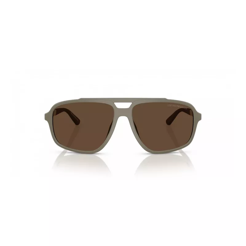 EMPORIO ARMANI EA4236U543773 Okulary przeciwsłoneczne męskie Havana Acetate Brązowy Gradient 59mm