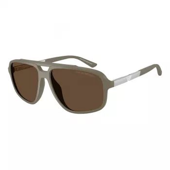 EMPORIO ARMANI EA4236U543773 Okulary przeciwsłoneczne męskie Havana Acetate Brązowy Gradient 59mm