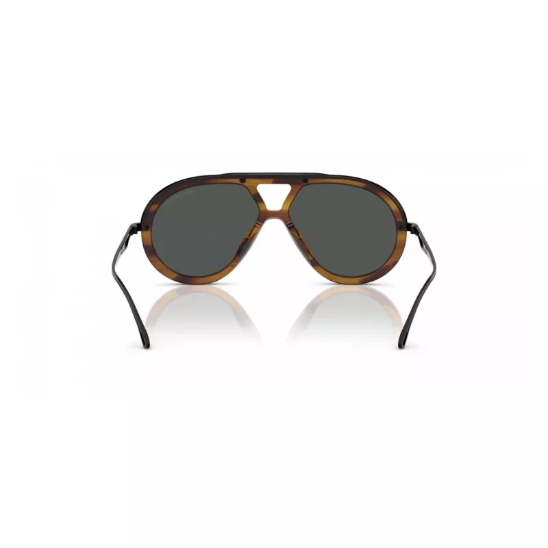 EMPORIO ARMANI EA4242U 621287 Okulary przeciwsłoneczne męskie Matowa czerń Szary 56mm