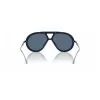 EMPORIO ARMANI EA4242U621380 Okulary przeciwsłoneczne męskie - Oprawka matowa czarna, soczewki gradientowe szare, 56mm