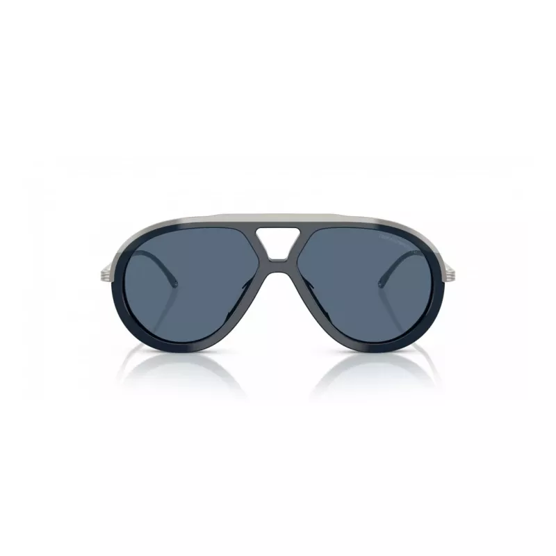 EMPORIO ARMANI EA4242U621380 Okulary przeciwsłoneczne męskie - Oprawka matowa czarna, soczewki gradientowe szare, 56mm