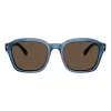 EMPORIO ARMANI EA4245U624787 Okulary przeciwsłoneczne męskie Matte Black Dark Grey 54mm