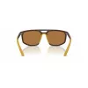 EMPORIO ARMANI EA4248U62586H Okulary przeciwsłoneczne męskie Matowa czerń Szare lustro srebro 58mm