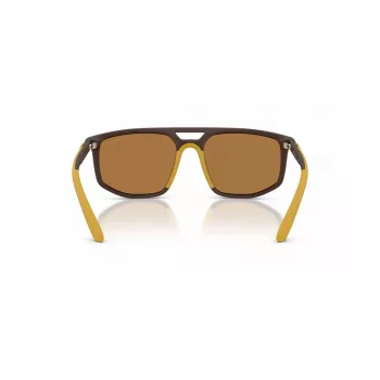 EMPORIO ARMANI EA4248U62586H Okulary przeciwsłoneczne męskie Matowa czerń Szare lustro srebro 58mm