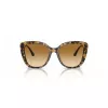 Okulary przeciwsłoneczne EMPORIO ARMANI damskie kocie oko EA4214U60593B przezroczysta brązowa oprawka brązowe soczewki gradientowe 54/18/140 mm