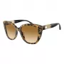 Okulary przeciwsłoneczne EMPORIO ARMANI damskie kocie oko EA4214U60593B przezroczysta brązowa oprawka brązowe soczewki gradientowe 54/18/140 mm