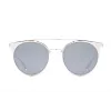 Okulary przeciwsłoneczne EMPORIO ARMANI damskie EA2068-30156G Złote Metalowe Szary Gradient Pilot/Aviator 52mm