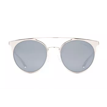 Okulary przeciwsłoneczne EMPORIO ARMANI damskie EA2068-30156G Złote Metalowe Szary Gradient Pilot/Aviator 52mm
