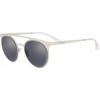 Okulary przeciwsłoneczne EMPORIO ARMANI damskie EA2068-30156G Złote Metalowe Szary Gradient Pilot/Aviator 52mm