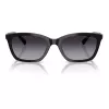 Okulary przeciwsłoneczne EMPORIO ARMANI dla kobiet EA4238F50178G - Czarna oprawka acetatowa, szare soczewki gradientowe 54mm