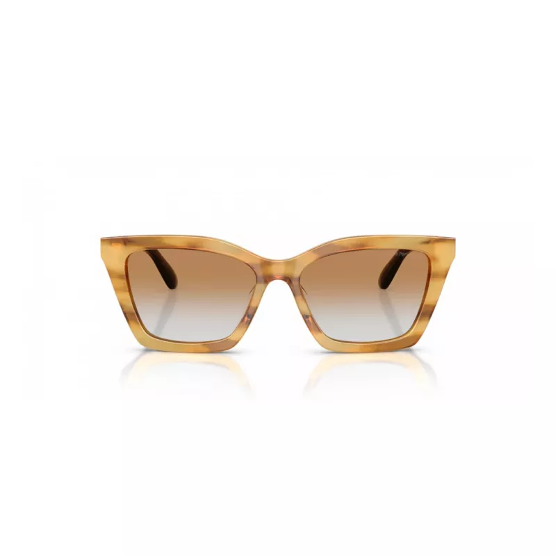 Okulary przeciwsłoneczne EMPORIO ARMANI dla kobiet EA4250U62692Q Kocie oko przezroczysty szary 54mm