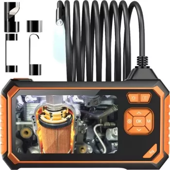 Kamera endoskopowa z wyświetlaczem Bigstren 4,3 inch IPS LCD 1080P, sonda 8mm, kabel 5m, IP67, 2600mAh