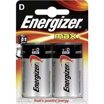 Baterie alkaliczne Energizer MAX D, blister 2 szt. (LR20) E300129200