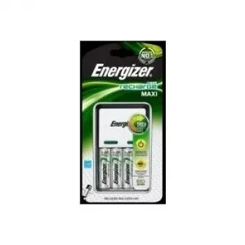 Ładowarka Energizer Maxi Charger NiMH AA/AAA, 4 gniazda, czarna (635024)