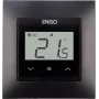 ENGO Controls E55-B Internetowy Podtynkowy Regulator Temperatury do Ramki 55x55, Wi-Fi, Czarny