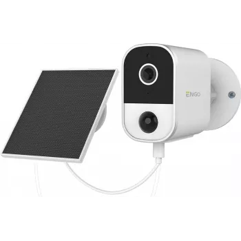 ENGO CONTROLS ECAM-Solar IP Camera z baterią i panelem słonecznym