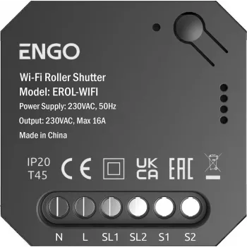 ENGO EROL-WIFI Wi-Fi sterowanie roletą, montaż podblatowy