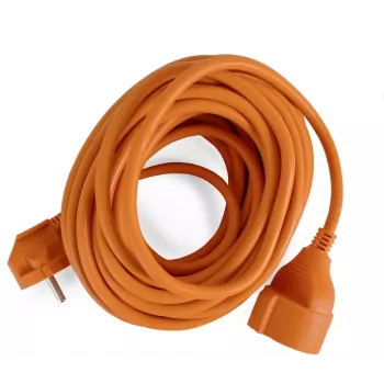 ENTAC ESECG1.5-10-O Przedłużacz, 3m, Pomarańczowy, IP20, Schuko CEE 7/7 do CEE 7/3, 16A, 250V