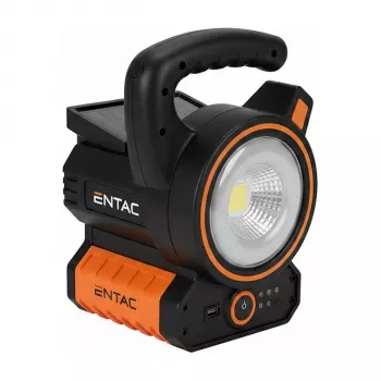 ENTAC LED Work Light Solar with Power Bank