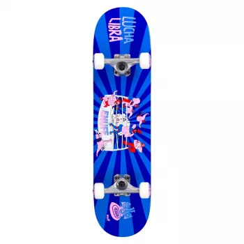 Enuff Lucha Libre 7.75 Complete Skateboard Blue-Pink