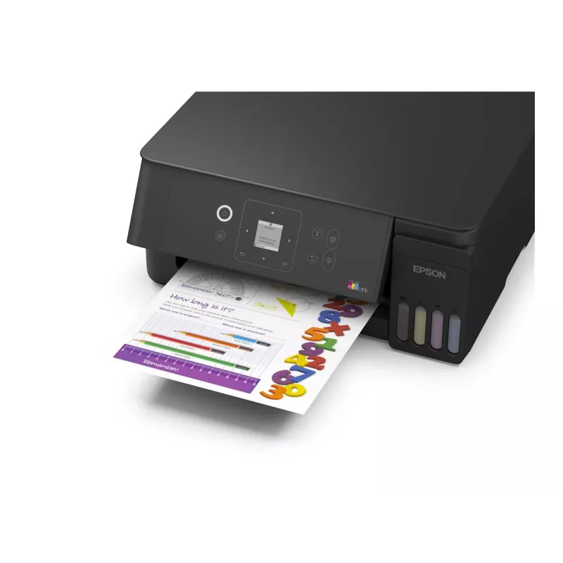 Epson EcoTank ET-2922 Kolorowa Drukarka Wielofunkcyjna Atramentowa - A4/Legal - Drukuj, Kopiuj, Skanuj - Wi-Fi, USB - Czarny