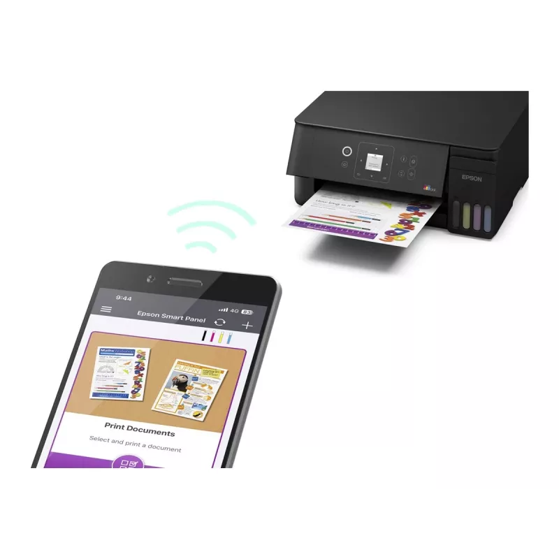 Epson EcoTank ET-2925 Kolorowa Drukarka Wielofunkcyjna Atramentowa - A4/Legal - Drukuj, Skanuj, Kopiuj - Wi-Fi