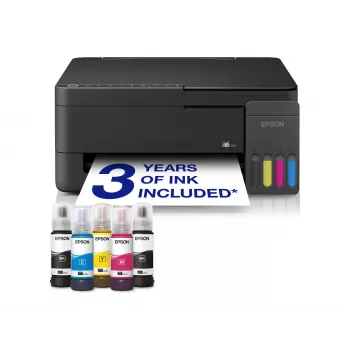 Epson EcoTank L3350 Atramentowa kolorowa drukarka wielofunkcyjna A4 Wi-Fi czarna