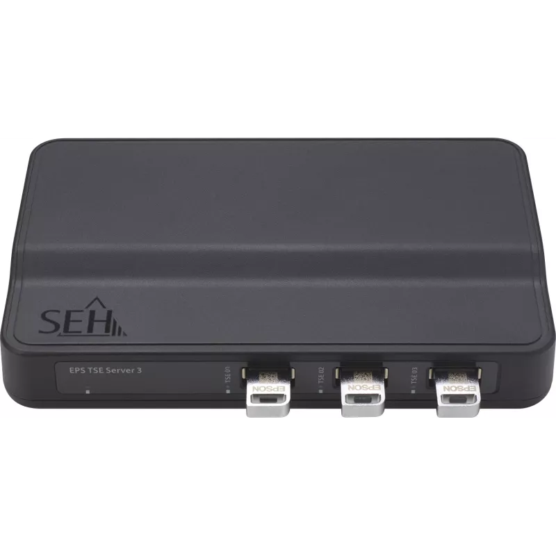 Epson Fiscal Server dla Niemiec (EPS TSE Server 3) - USB Type-A - DC Power - 160 mm x 260 mm x 52 mm