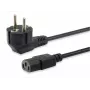 Equip 112121 - 3 m - Schuko Type F do IEC C13 Power Cable - H05VV-F3G - 250 V - 10 A - Czarny