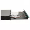 Equip 12-Port Fiber Optic Splice Box, LC Duplex, OM3, 1U, Wyposażony, Czarny