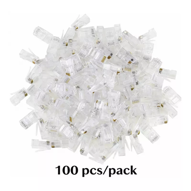 Equip Cat.6A RJ45 ekranowana wtyczka do zakańczania w terenie bez narzędzi (100 szt.)
