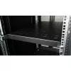 Equip EZVS-19-1-10-B 19 cali 1U Stała Półka Rackowa, Głębokość 1000 mm, Czarna – Stal Heavy-Duty, Nośność 100 kg