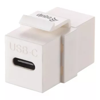 Equip Keystone Coupler USB 3.2 Gen 2 USB-C do USB-C żeński-żeński, biały