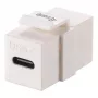Equip Keystone Coupler USB 3.2 Gen 2 USB-C do USB-C żeński-żeński, biały