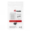 Equip złączka keystone USB-C, USB 3.2 Gen 2, USB-C żeński na żeński, czarna
