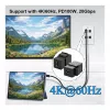 Equip złączka keystone USB-C, USB 3.2 Gen 2, USB-C żeński na żeński, czarna