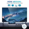 EQUIP USB-C Multiport Adapter z 2x HDMI, RJ45, 2x USB-A, USB-C PD 100W, Szary