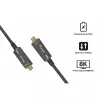 EQUIP USB-C do C Active Optical Cable 7,5 m 8K 60 Hz PD 60 W 10 Gbps Czarny