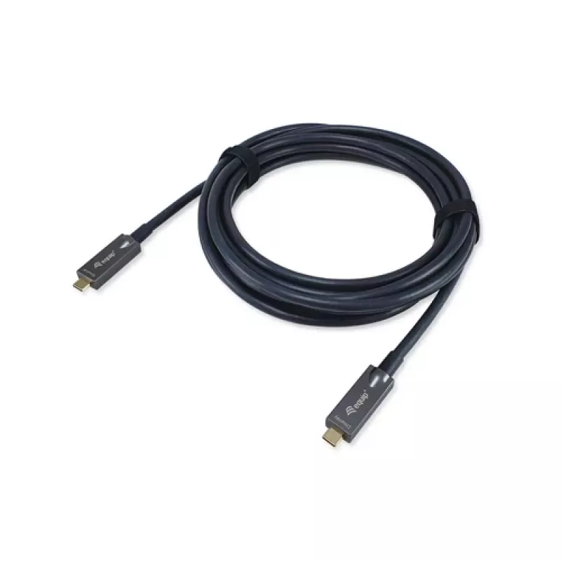 EQUIP USB-C do C Active Optical Cable 7,5 m 8K 60 Hz PD 60 W 10 Gbps Czarny