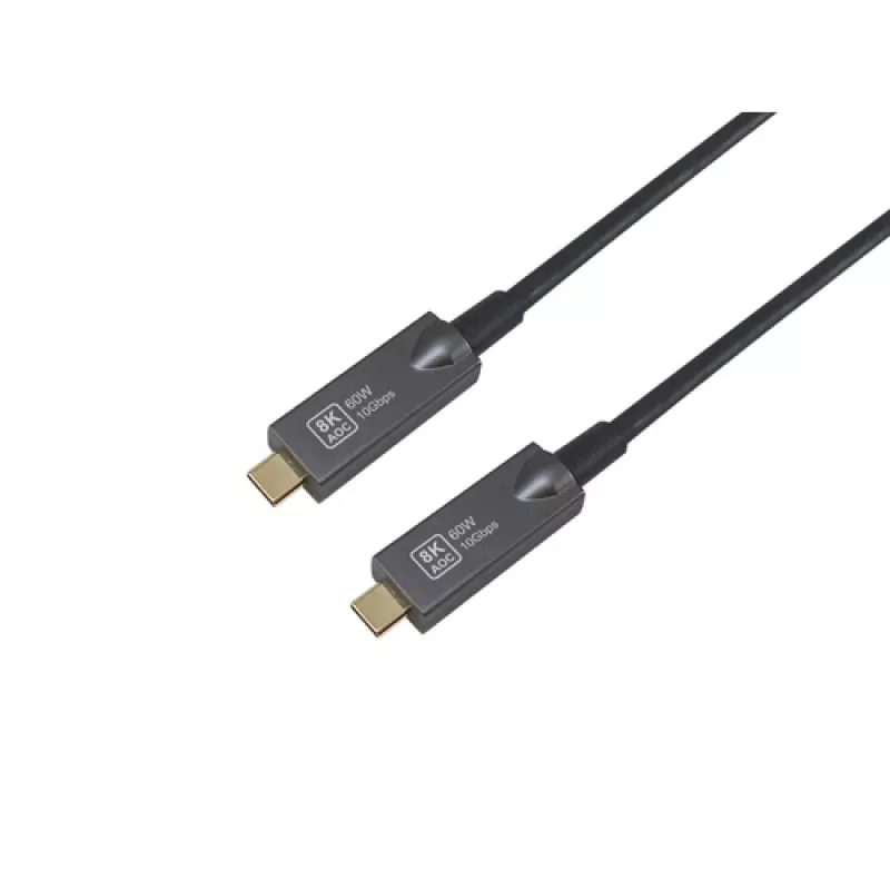 EQUIP USB-C do C Active Optical Cable 7,5 m 8K 60 Hz PD 60 W 10 Gbps Czarny