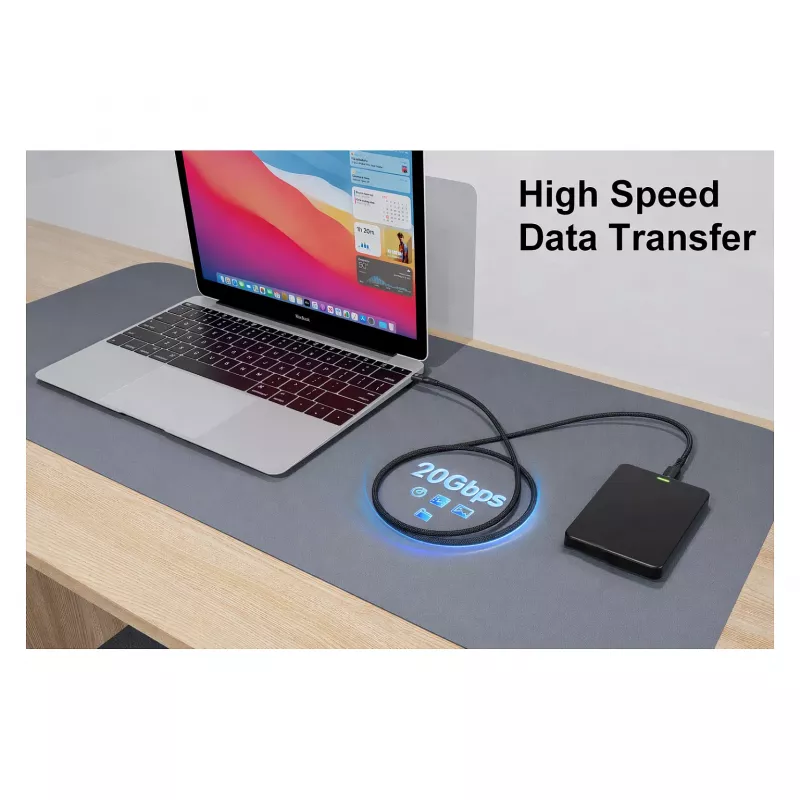 EQUIP USB-C na USB-C + HDMI Adapter z 100W PD, 4K/60Hz, Aluminium