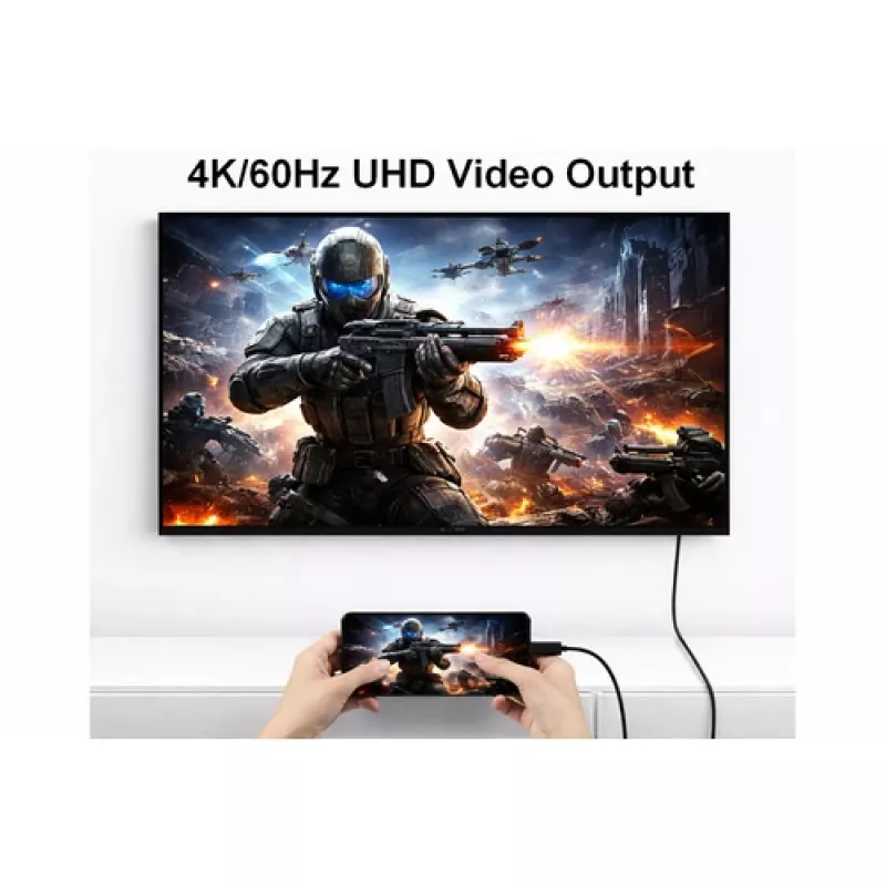 Equip USB-C na USB-C + HDMI Adapter z Power Delivery 100W, 4K 60Hz, aluminiowy