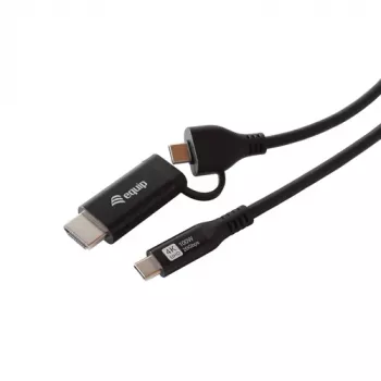 Equip USB-C na USB-C + HDMI Adapter z Power Delivery 100W, 4K 60Hz, aluminiowy